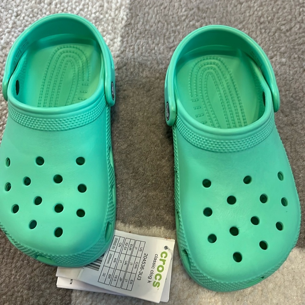 Brand new kids crocs